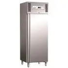 ARMOIRE RÉFRIGÉRÉE EN ACIER INOX AISI 304 - POUR SNACK BAR - STATIQUE - Mod. G-SNACK400BT - CAPACITÉ BRUTE  429 Lt - N. 1 PORTE - Température -18º/-20ºC - Dim. 68x70x200 cm - Norme CE