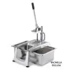 COUPE-POMMES DE TERRE MANUEL - MOD. CF5 - CAPACITÉ DE PRODUCTION 100/150 Kg/h - DIMENSIONS cm L 28 x P 51,2 x 73,5 h