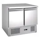 SALADETTE ET TABLE RÉFRIGÉRÉE - Mod. G-S901 FC - GASTRONORM 1/1 ( 53x32,5 cm) - STATIQUE - N. 2 portes réfrigérées - Température +2°/+8°C - Dim. 90x70x85 cm - Norme CE