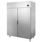 ARMOIRE RÉFRIGÉRÉE EN ACIER INOX - Mod. 96TN - Gastronorm 2/1 (65 x 53 cm) - 2 PORTES - FROID VENTILÉ - CAPACITÉ 1400 L - CLASSE ÉNERGÉTIQUE C - TEMPÉRATURE -2° / +8° C - Dim. L 144 x P 80 x h 202 cm - Norme CE