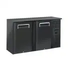 ARRIÈRE DE BAR RÉFRIGÉRÉ POUR BOISSONS - Mod. QB 200 - Température : +2°/+8°C - Capacité : 315 L - Alimentation MONOPHASÉE 230 V/1 - Puissance : 224 W - Dimensions L 146 x P 51,5 x h 86 cm - Poids : 91 kg