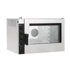 FOUR ÉLECTRIQUE MIXTE À CONVECTION ET VAPEUR DIRECTE POUR GASTRONOMIE ET PÂTISSERIE - Mod NECE52 - CONTRÔLE ÉLECTROMÉCANIQUE - ALIMENTATION TRIPHASÉ 400/3/50 - PUISSANCE  KW 6,3 - CAPACITÉ : 5 X (GN 1/1 ; 60X40) -DISTANCE ENTRE PLAQUES  cm 7,4 - DIM cm L 