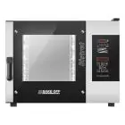 FOUR Â GAZ COMBINÉ À CONVECTION ET VAPEUR AVEC COMMANDES TOUCH SCREEN - Cod. BISTROT 465G - CONVIENT POUR BOULANGERIE ET PÂTISSERIE - Capacité plaques n. 4 40 x 60 cm ou 46 x 66 cm- Puissance kW 12 -Voltage230 V 50/60 Hz MONOPHASE - Température max °C 270