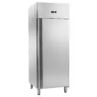 ARMOIRE RÉFRIGÉRÉE - ACIER INOX - FROID VENTILÉ - Mod. CM 700 TN - GASTRONORM 2/1 (65 x 53 cm) - UNE PORTE - AVEC SERRURE - CAPACITÉ 700 L - TEMPÉRATURE -2° /+8° C - Dim. L 74 x P 83 x h 201 cm - NORME CE