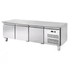 Table réfrigérée en acier inoxydable Amitek AKU3104TN