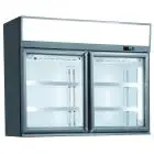 Présentoir placard réfrigéré de support pour produits surgelés avec capacité Lt 373 et température de -22 à -18 °C Klimaitalia KENAI TOP 145