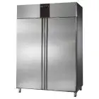 ARMOIRE RÉFRIGÉRÉE EN ACIER INOX AISI 304 - FROID VENTILÉ - Mod CH14RMMTN - GASTRONORM 2/1 - CAPACITÉ 1400 L - 2 PORTES - ARRÊT VENTILATION - TEMPÉRATURE 0° +10°C - Dim L 142 x P 80 x h 210 cm