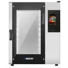 FOUR ÉLECTRIQUE À CONVECTION ET VAPEUR ÉQUIPÉ DE PANNEAU TOUCH SCREEN AVEC ICÔNES - Cod. BISTROT 1065E VISION - CONVIENT POUR BOULANGERIE ET PÂTISSERIE - Capacité plaques n. 10 40 x 60 cm ou 46 x 66 cm- Puissance kW 15 -Voltage230/400 V 50/60 Hz - Tempéra