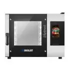 FOUR Â GAZ COMBINÉ À CONVECTION ET VAPEUR AVEC PANNEAU TOUCH SCREEN AVEC ICÔNES - Cod. BISTROT 465G VISION - CONVIENT POUR BOULANGERIE ET PÂTISSERIE - Capacité plaques n. 4 40 x 60 cm ou 46 x 66 cm- Puissance kW 12 -Voltage230 V 50/60 Hz MONOPHASE - Tempé