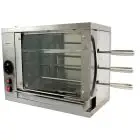 MULTIGRILL - MOD. CEV2 -  Structure portante en acier inox - 2 résistances avec régulateur d'énergie - 2 + 1 épées inox - Alimentation 230V monophasée - Puissance 1,8 KW - Dimensions : L 58,7 X P 31,5 X h 45 cm - Norme CE