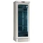 VITRINE RÉFRIGÉRÉE POUR VIN - Mod ENY 420 N WHITE - STATIQUE - TEMPÉRATURE °C +4/+18 - N. 1 PORTE EN VERRE - STRUCTURE EN BOIS FRÊNE BLANCHI - CAPACITÉ BRUTE 382 L - CAPACITÉ NETTE 342 L - PUISSANCE 230 W - ALIMENTATION 220/50Hz MONOPHASE - DIMENSIONS cm 