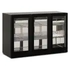 Vitrine réfrigérée murale SUBZERO noire modèle COLD WALL 300 BLK, capacité 280 l et température -2°C/+10°C.