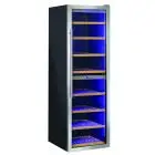 Vitrine réfrigérée pour vin - Mod CW 518DT - Ventilée - Température °C +5/+20 et +12/+20 - Capacité Lt 520 - Dimensions cm L 59,5 x P 77 x H 185,1