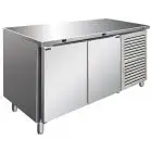Table réfrigérée en acier inox avec température combinée positive et négative Klimaitalia CXF 2100 BTN