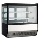 Vitrine réfrigérée de comptoir pour snacks avec une capacité de 130 litres et une température de +0 à +18 °C Klimaitalia FNZ70