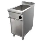 BAIN MARIE ÉLECTRIQUE  - MOD. G7LUGG1DC - N. 1 cuve GN 1/1 h 20 cm - N. 1 Compartiment ouvert neutre - Puissance kW 1,5 - Dim. 40x70x85 cm - Norme CE