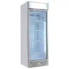 ARMOIRE RÉFRIGÉRÉE EN TÔLE PEINTE - POUR BOISSONS - FROID BRASSÉ - Mod. GXI270E - CAPACITÉ 270 L - 1 PORTE VITRÉE - TEMPÉRATURE 0/+10°C - DIM. L 54 x P 57 x H 156 cm - NORME CE