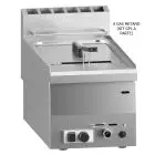 FRITEUSE DE COMPTOIR À GAZ - LIGNE M - MOD. 60/30 FRG - N. 1 cuve Lt. 8 d'huile - Puissance kW 6,8 - Dimensions: cm L 30 x P 60 x H 30 - Norme CE