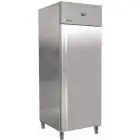 Armoire réfrigérée congélateur en acier inox AISI 304 - Mod G-UGN650BT - Ventilé - Classe énergétique A - Gastronorm 2/1 (65 x 53 cm) - 1 porte - Capacité brute de 560 litres - Température de -2°C à +8°C - Dimensions cm L 74 x P 87,5 x 209 H