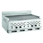 GRILLE PIERRE DE LAVE - MOD. 2100/R2B - VERSION DE COMPTOIR  - PUISSANCE Kw/h 22,52 - ALIMENTATION MÉTHANE - GPL - DIM. cm L 89 x P 70 x h 37 - NORME CE