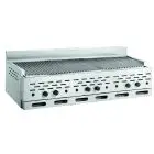 GRILLE PIERRE DE LAVE - MOD. 2100/R3B - VERSION DE COMPTOIR  - PUISSANCE Kw/h 33,78 - ALIMENTATION MÉTHANE - GPL - DIM. cm L 130 x P 70 x h 37 - NORME CE