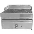 GRILLE À GAZ ET EAU DE COMPTOIR - Mod WRGV6441 - Flamme pilote - Dimensions cm L 41 x P 63 x H 43
