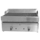 GRILLE À GAZ ET EAU DE COMPTOIR - Mod WRGV6777 - Flamme pilote - Dimensions cm L 77 x P 63 x H 43