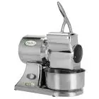 RÂPE - MOD. GRAGSD1 - BOUCHE À DROITE - Alimentation V 230/50Hz MONOPHASE - PUISSANCE Kw 0,75 (1,0 Hp) - PRODUCTION HORAIRE 70 Kg - DIM. 22 x 38 x h38 cm - NORME CE