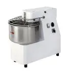 PÉTRIN À SPIRALE À TÊTE FIXE - Mod. MDVE 20 - Alimentation triphasée 400V - Capacité cuve 22 L - Poids pâte 18 kg - Puissance 0,75 kW - Norme  CE