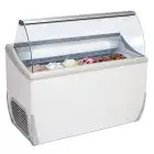 VITRINE À GLACES - MOD. VETRINA J 7 EXTRA - CAPACITÉ 317 L - TEMPÉRATURE -15°/-20°C - Dim. L 134,1 x P 72,3 x h 125,3 cm - Norme CE