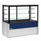 SERVICE ASSISTÉ PAR VITRINE RÉFRIGÉRÉE - PÂTISSERIE - MOD. KRISTALL - ÉCLAIRAGE LED - TEMPÉRATURE +2/+6 °C - RÉFRIGÉRATION VENTILÉE