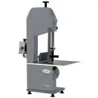 SCIE À OS À RUBAN - MOD. SEOSV18T- STRUCTURE EN MÉTAL POLI - HAUTEUR COUPE 32 cm - Alimentation V 230/400/50Hz TRIPHASE  - PUISSANCE Kw 0,75 (1,0 Hp) - DIM.  42 x 53 x h 91 cm - NORME CE