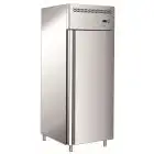 Armoire réfrigérée congélateur en acier inox AISI 201 - Mod M-GNH610BT-FC - Gastronorm 2/1 (65 x 53 cm) - Ventilé - 1 porte - Capacité brute de 605 litres - Température -18° / -22°C - Dimensions cm L 72,6 x P 86,4 x 215 H