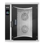 FOUR Â GAZ À CONVECTION ET VAPEUR AVEC PANNEAU TOUCH SCREEN AVEC ICÔNES - Cod. MISTRAL 10TTR M14 VISION - CONVIENT POUR BOULANGERIE ET PÂTISSERIE - VENTILÉ- Capacité four PLAQUES n. 10   60x40 cmo 66 x 46 - Puissance kcal/h 13.760 - LAVAGE AUTOMATIQUE - D