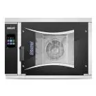 FOUR Â GAZ À CONVECTION ET VAPEUR AVEC PANNEAU TOUCH SCREEN AVEC ICÔNES - Cod. MISTRAL 6TTR M14 VISION - CONVIENT POUR BOULANGERIE ET PÂTISSERIE - VENTILÉ- Capacité four PLAQUES n. 6   60x40 ou 66x46 cm- Puissance kcal/h 8.600 - LAVAGE AUTOMATIQUE - Dim.1