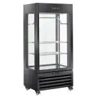 Vitrine réfrigérée verticale pour la maturation de la viande - Mod MV 604B - Ventilée - Capacité Lt 600 - Température de -2°/+10°C - Dimensions cm L 90 x P 65 x H 190