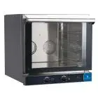FOUR ÉLECTRIQUE À CONVECTION POUR GASTRONOMIE - MOD. K 4 MEC GN - PORTE ABATTANTE - ALIMENTATION MONOPHASÉE 230V/1/50Hz - PUISSANCE 3,35 kW - CAPACITÉ : 4 PLAQUES/GRILLES GN 1/1 53 x 32,5 cm - DIMENSIONS L 68,6 X P 66 X h 58 cm