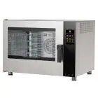 Four électrique combiné à convection et vapeur pour la gastronomie, la boulangerie et la pâtisserie 5 plaques Allforfood NMTE5