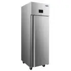 ARMOIRE RÉFRIGÉRÉE / CONGÉLATEUR EN ACIER INOX - Mod PBF40FS - CLASSE ÉNERGÉTIQUE B - FROID VENTILÉ - GASTRONORM 2/1 (65x53 cm) - CAPACITÉ 552 L - 1 PORTE - TEMPÉRATURE -17°/-22°C - Dim L 71,4 x P 83 x h 206,5 cm