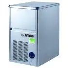 MACHINE À GLAÇONS CREUX - Mod SEI18 - CAPACITÉ BAC 4 Kg - PRODUCTION AVEC MOTEUR À AIR JUSQU’À 19 kg /24 h - PRODUCTION AVEC MOTEUR À EAU JUSQU’À 17 kg /24 h - Dim. L 33,4 x P 45,7 x H 55,2/57,2 cm
