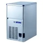 MACHINE À GLAÇONS CREUX - Mod SEI24 - CAPACITÉ BAC 6 Kg - PRODUCTION AVEC MOTEUR À AIR JUSQU’À 25 kg /24 h - PRODUCTION AVEC MOTEUR À EAU JUSQU’À 24 kg /24 h - Dim. L 33,6 x P 45,7 x H 59,7/61,7 cm