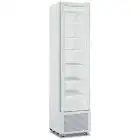 PRÉSENTOIR RÉFRIGÉRÉ EN TÔLE PEINTE BLANCHE - STATIQUE - Mod MILS FREEZER 225V B - CAPACITÉ 226 L - 1 PORTE EN VERRE - TEMPÉRATURE -18/-24°C - DIMENSIONS cm L 49,4 x P 52,1 x H 191,5 - NORME CE
