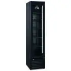 Présentoir réfrigéré - Ventilé - Mod THIN FREEZER BLACK - Capacité L 165 - N 1 porte vitrée - Température -17/-22°C - Dimensions cm L 42 x P 60 x H 188