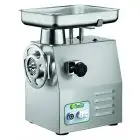 HACHOIR PROFESSIONNEL À VIANDE 22 RGE (groupe broyage extractible) - Groupe de broyage en acier inoxydable - Puissance de 1,5 chevaux - 1100 W 230/400 V Triphasé - Production horaire de 200 à 300 kg/h