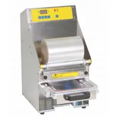 THERMOSCELLANTS POUR PLATEAUX DE TABLE - Mod. TESISSF213 - ÉLECTRIQUE - SEMI-AUTOMATIQUE - NUMÉRIQUE - MOULE DÉCOUPÉ NON INCLUSE - TAILLE MAXIMALE DU RÉCIPIENT mm 235x180 - NORME CE