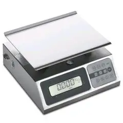 BALANCE - MOD. BIL 10G - DIMENSIONS PLAT cm L 24 x P 18 - CAPACITÉ MAX Kg 10 - Norme CE