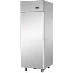 ARMOIRE RÉFRIGÉRÉE EN ACIER INOX AISI 304 - VENTILÉE - Mod. BG06ETN - CAPACITÉ 600 Lt. - N. 1 PORTE- TEMPÉRATURE 0/+10°C - Dim. cm 71x70xh203/210 - Norme CE