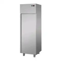 ARMOIRE RÉFRIGÉRÉE EN ACIER INOX- Mod. BG04ETN - VENTILÉ - CAPACITÉ 400 Lt - N. 1 PORTE - TEMPÉRATURE 0°/+10°C - Dim. 60x62xh190/208 cm - Norme CE