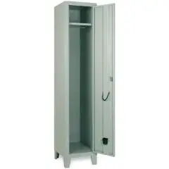 ARMOIRE-VESTIAIRE MÉTALLIQUE - MOD. CLA 35/50 - STRUCTURE MONOBLOC - 1 RAYON MÉTALLIQUE - DIM. L 37 x H 180 cm