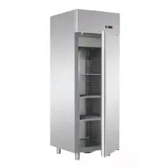 ARMOIRE RÉFRIGÉRÉE EN ACIER INOX AISI 304 - Mod BG07EBT - VENTILÉE  - N. 1 PORTE - GASTRONORM 2/1 - CAPACITÉ 700 Lt - TEMPÉRATURE -18°/-22°C - Dim. cm 71x80xh203/210 - Norme CE